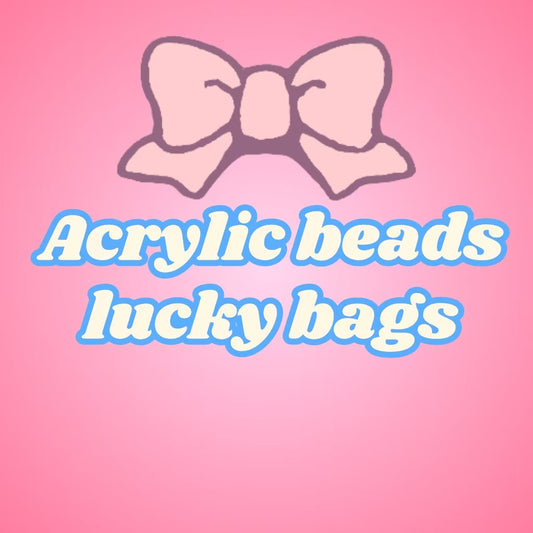 【New】 Acrylic Beads Lucky Bags - Open in Live