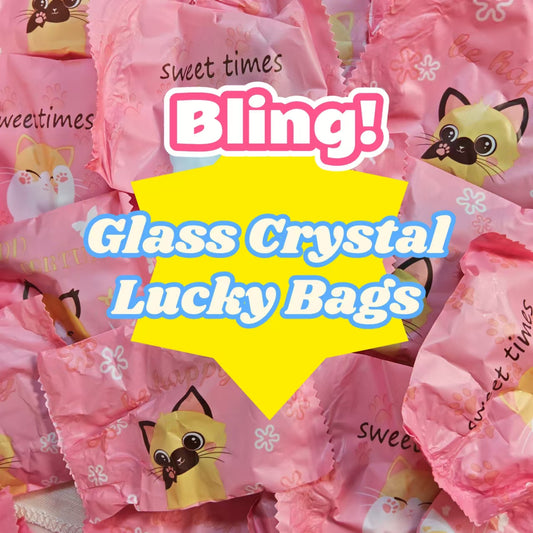 【New】Bling Glass Crystal Beads Lucky Bags - Open in Live